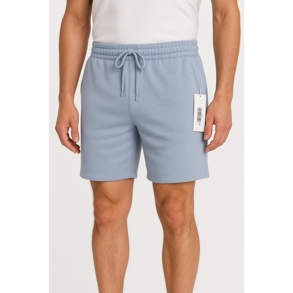 NWT Vince Light Blue Ultra Soft Drawstring Waist Stretchy Relaxed Shorts Size La